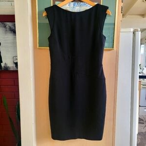 Emilio Pucci Black Sleeveless Sheath Mini Dress